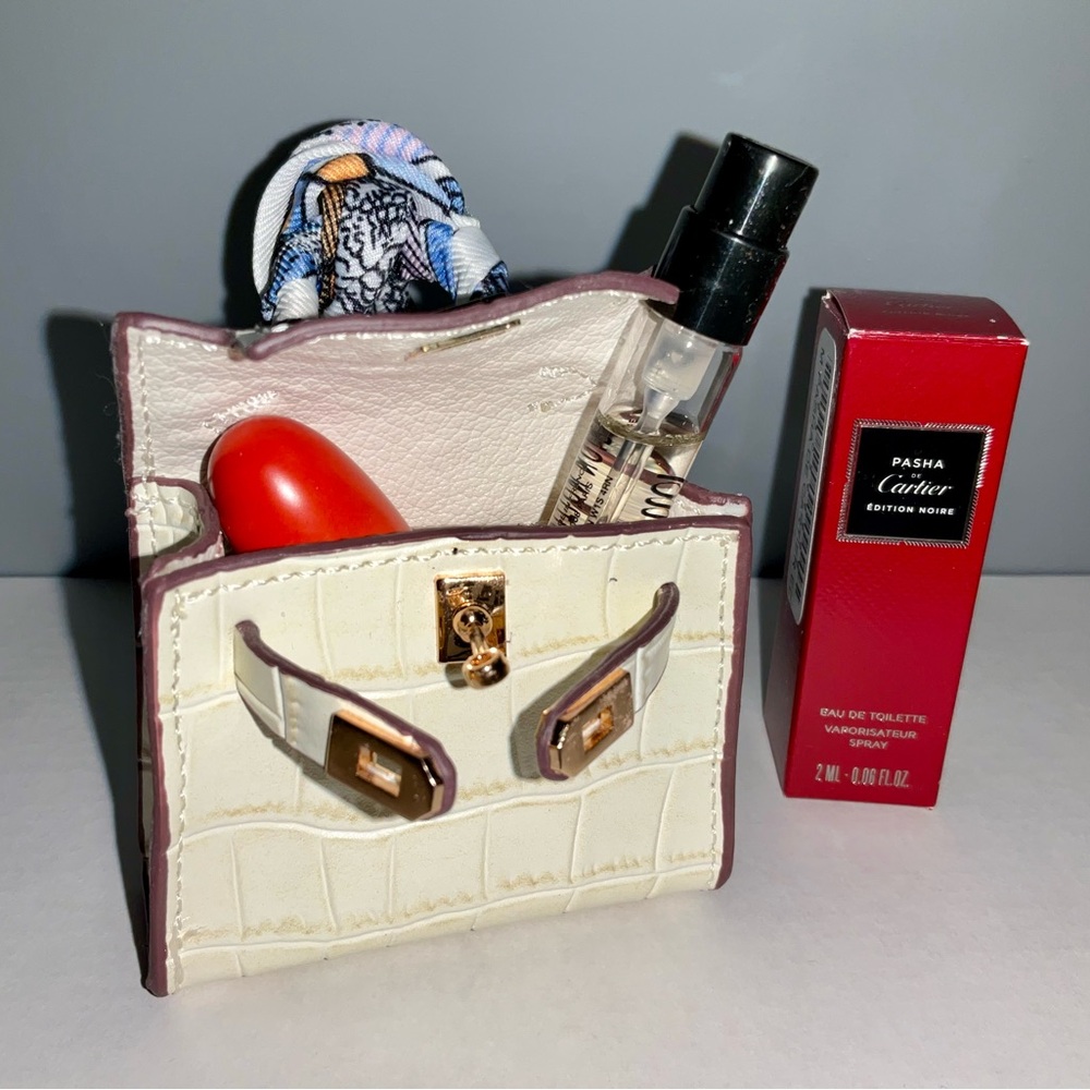 Cartier Pasha Eau de Set with Cream Mini Bag,mini Mac lipstick